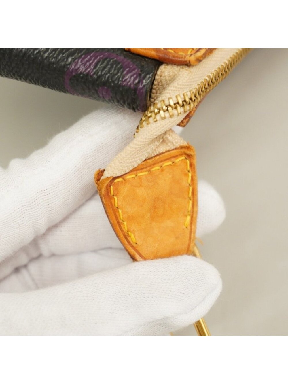 Louis Vuitton Pouch Monogram Multicolor Pochette Noir - Picture 7 of 10